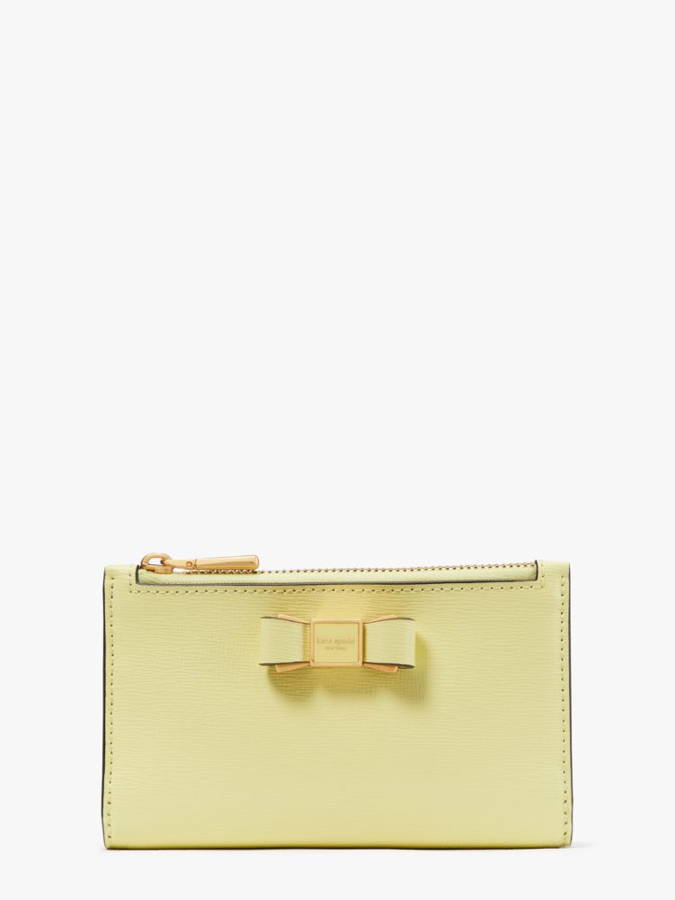 Kate Spade,モーガン ボウ エンベリッシュ スモール スリム バイフォールド ウォレット,ミニ財布,サンズアウト