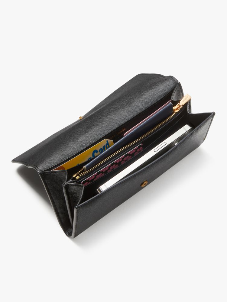 Morgan Bow Embellished Flap Continental Wallet | Kate Spade New York