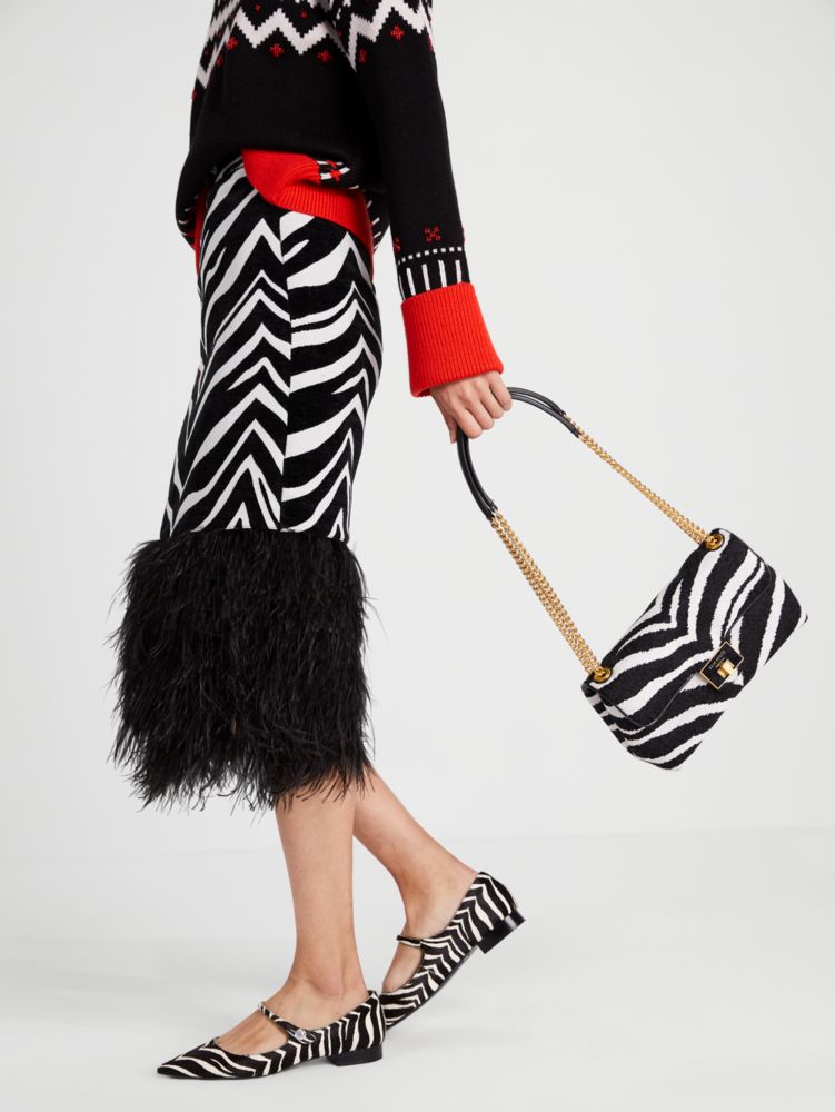 Kate spade discount zebra purse