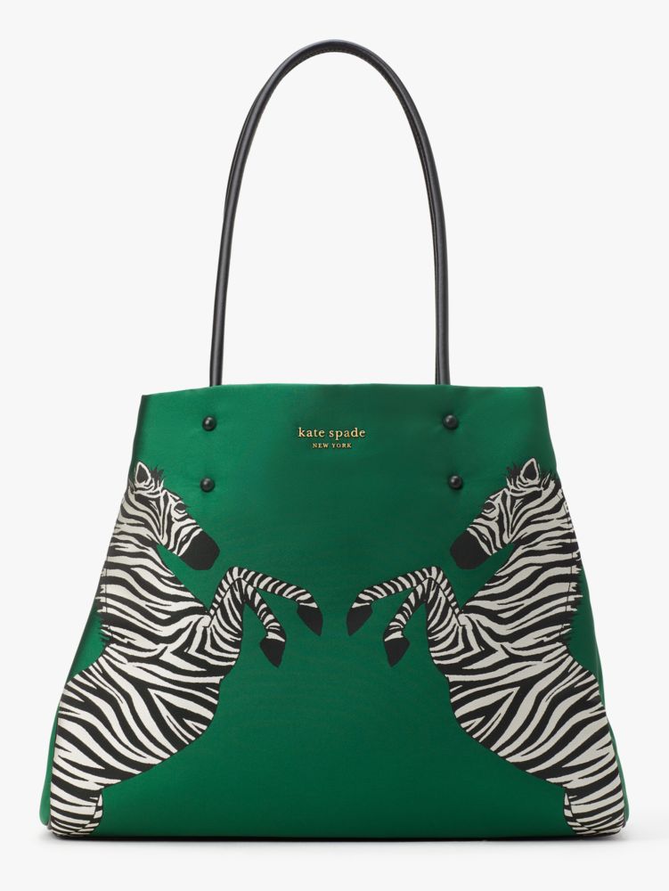 Kate Spade Manhattan Zebra Embellished Mini Tote NWT!