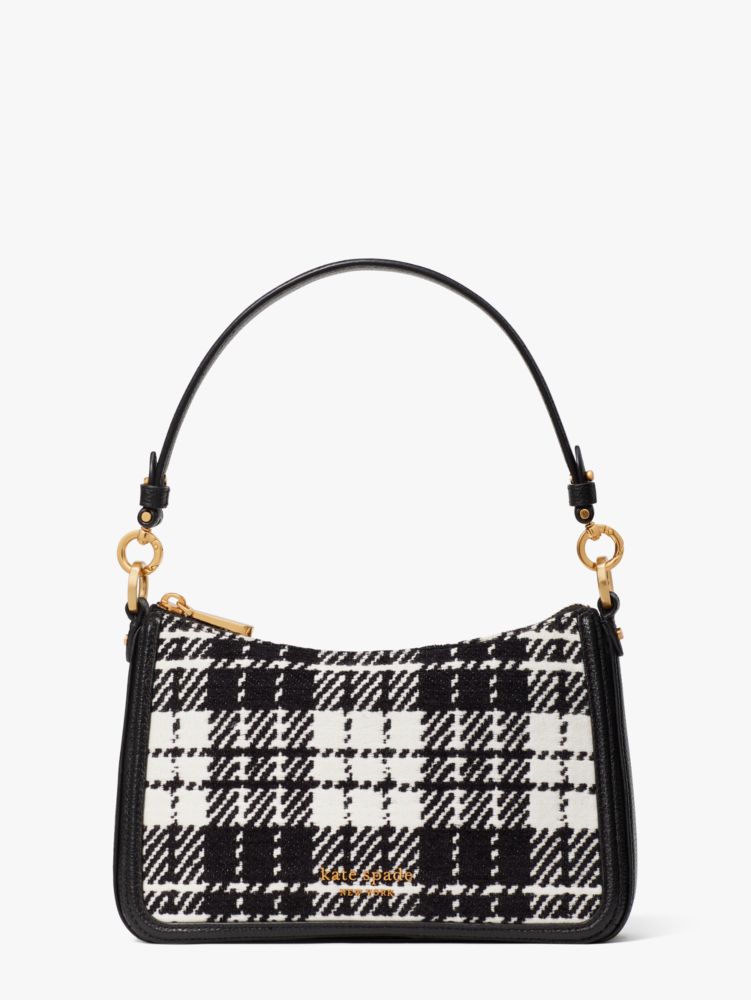 Kate Spade Small Market Posh Plaid Tote Bag - Black