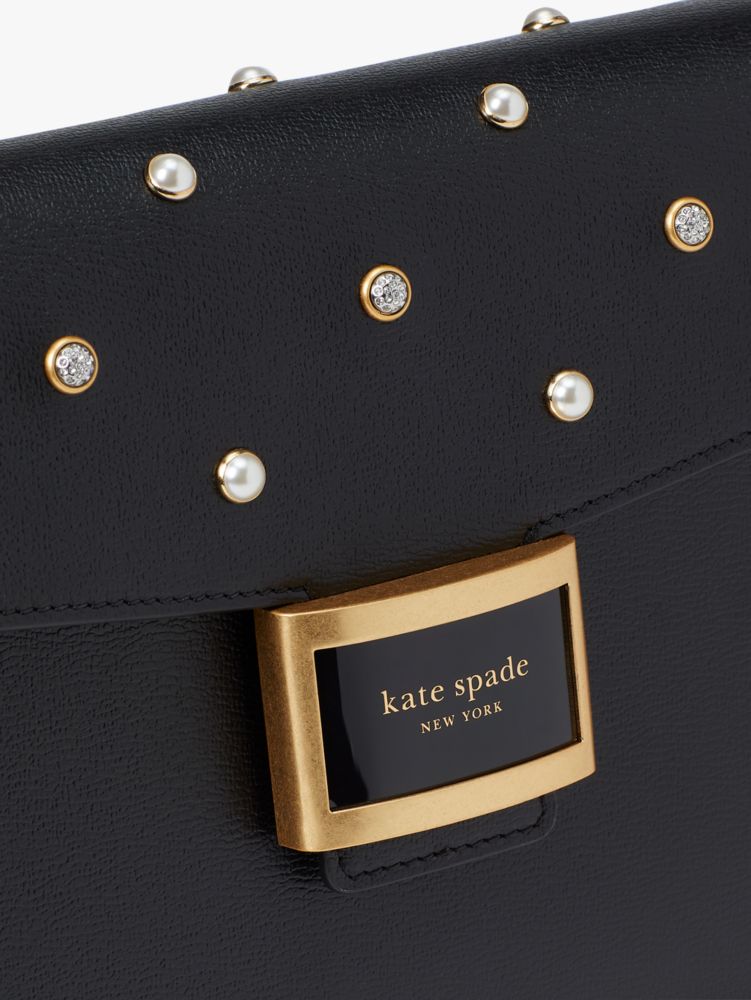 Kate spade black online pearl purse