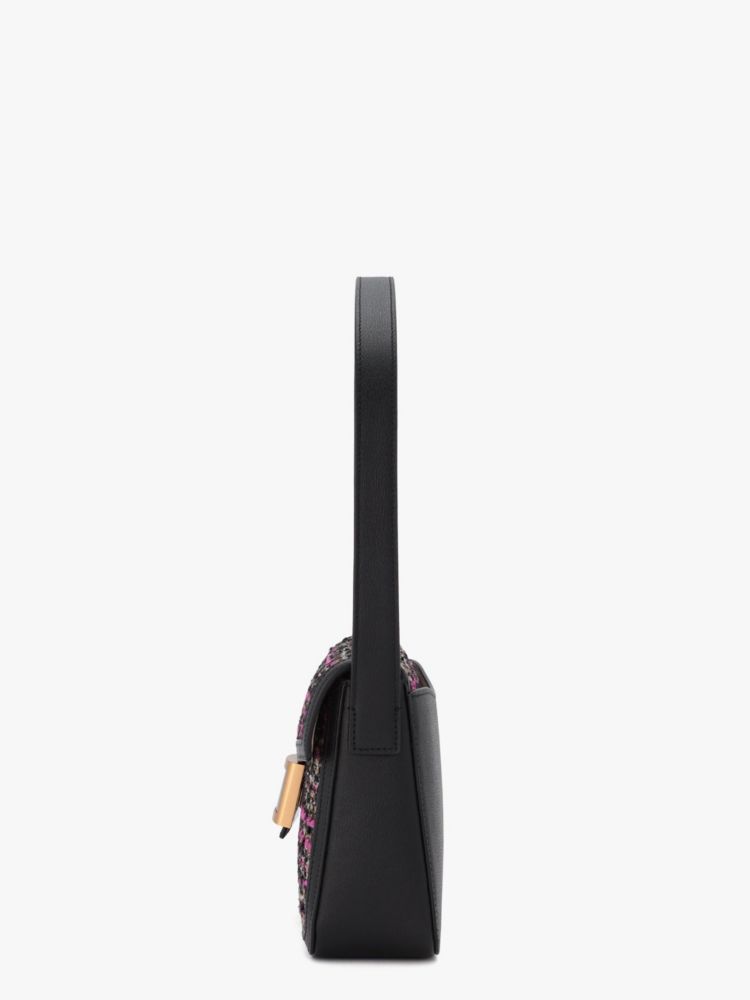 Kate Spade,ケイティ ツイード ミディアム ショルダーバッグ,バッグ,ピンクマルチ