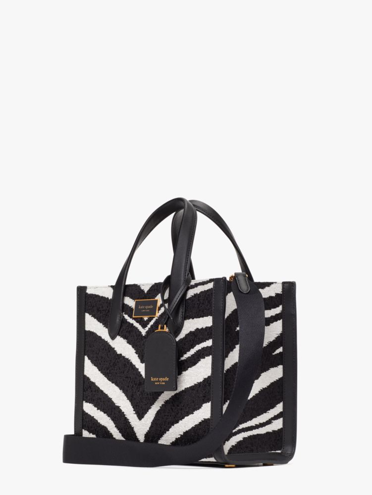 Kate Spade Manhattan Mini Tote Zebra Embellished comes with Dust Bag - SOLD  OUT