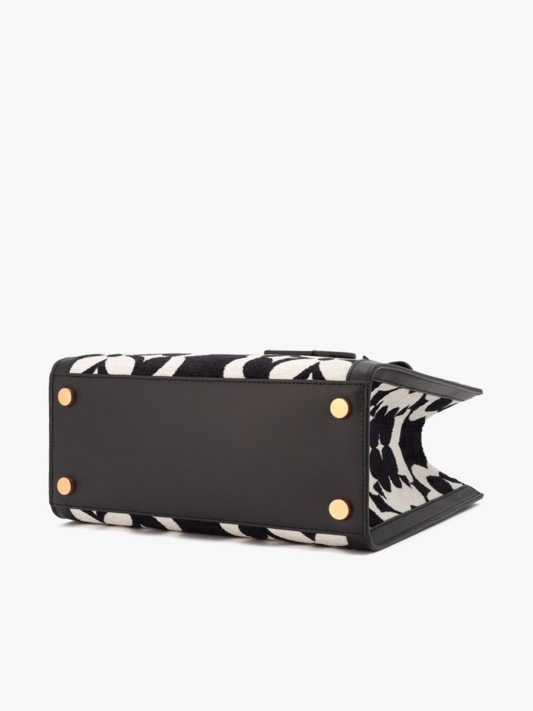 Kate Spade,スペードフラワー モノグラム マンハッタン シェニール スモール トート,