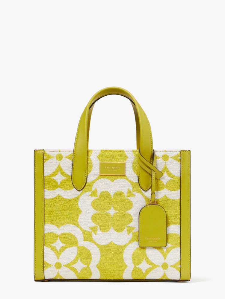 Kate Spade,Spade Flower Monogram Manhattan Chenille Small Tote,