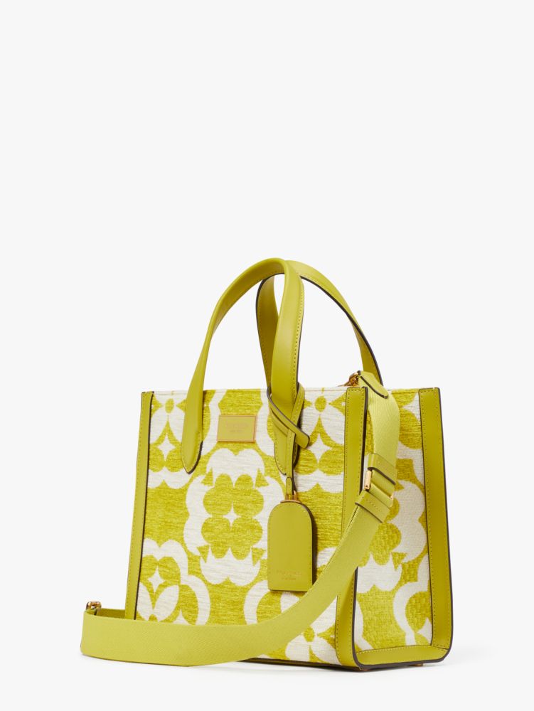 Kate Spade,Spade Flower Monogram Manhattan Chenille Small Tote,
