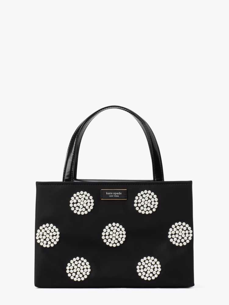 Kate spade black on sale bag with pearls