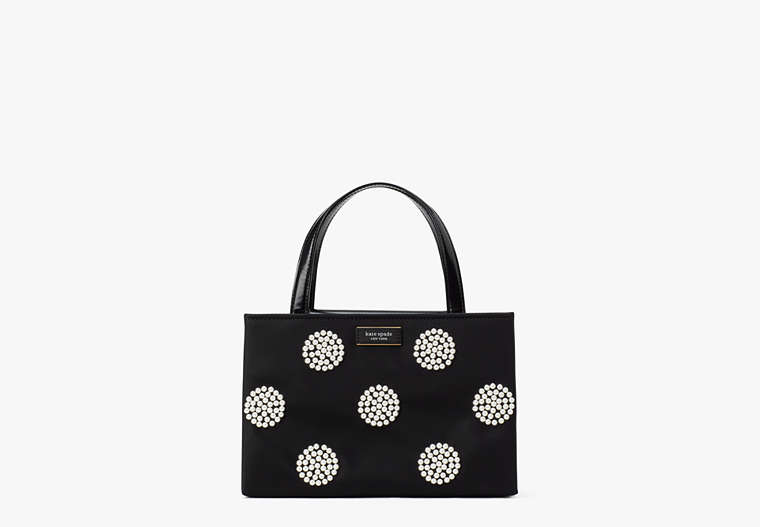 The Original Bag Icon Pearl Embellished Tote Bag Aus Nylon, Klein, , Product