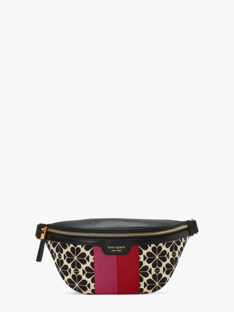 Spade Flower Jacquard Stripe Medium Belt Bag Kate Spade New York