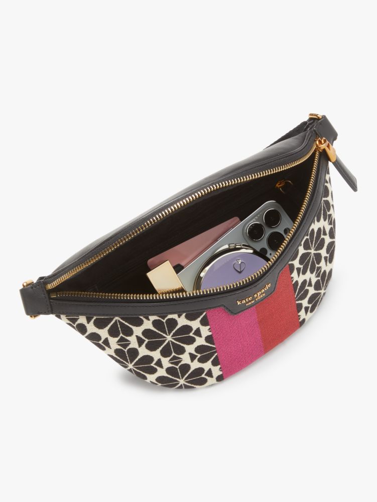 Spade Flower Jacquard Stripe Medium Belt Bag, Kate Spade New York in 2023