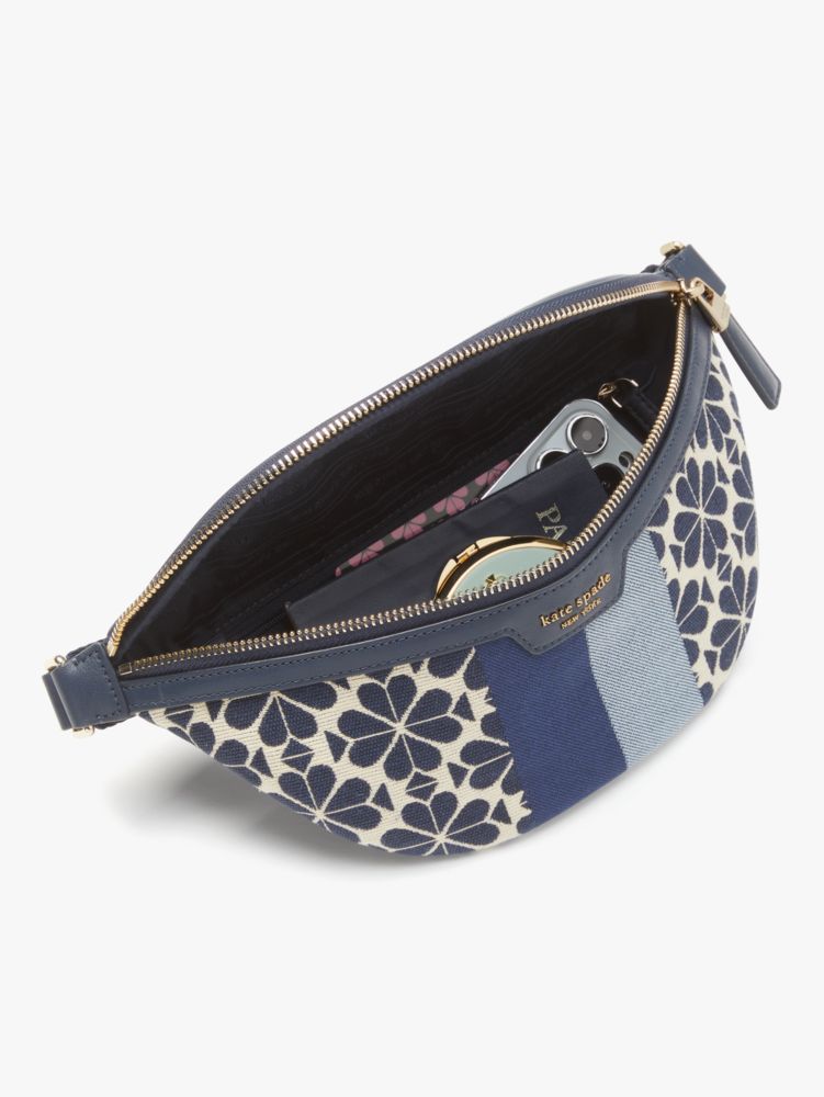 Spade Flower Jacquard Stripe Medium Belt Bag | Kate Spade New York