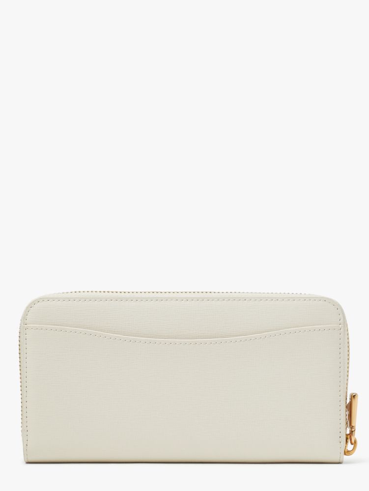 Kate Spade,Purl Embellished Zip-Around Continental Wallet,