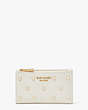 Kate Spade,Purl Embellished Small Slim Bifold Wallet,