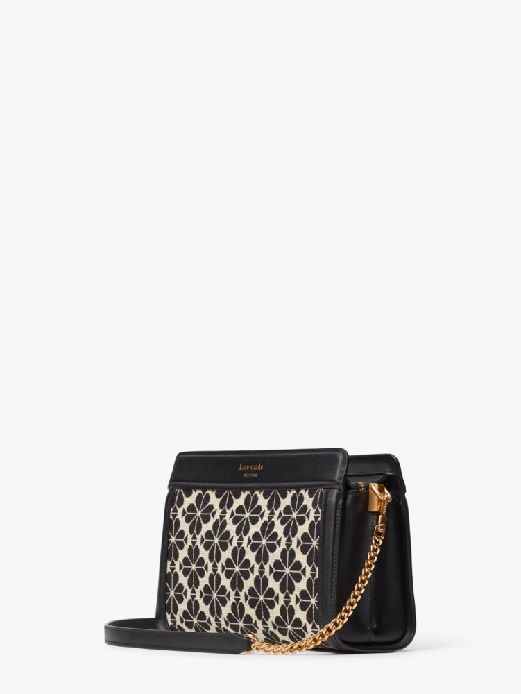 Kate Spade,Spade Flower Jacquard Medium Crossbody,