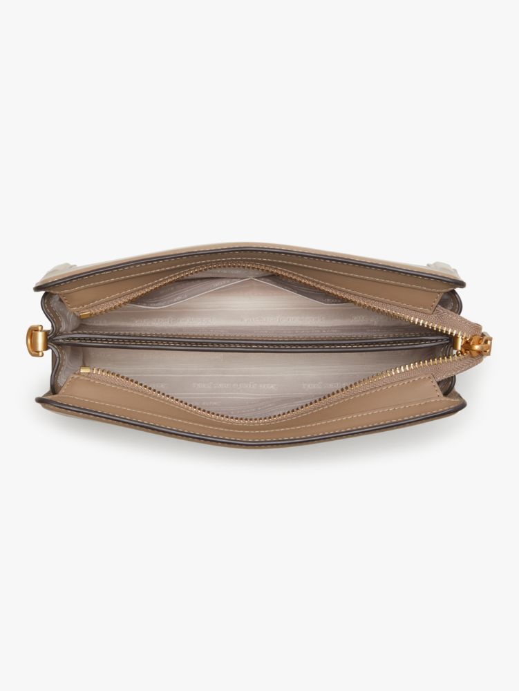 Kate Spade,Spade Flower Jacquard Medium Crossbody,