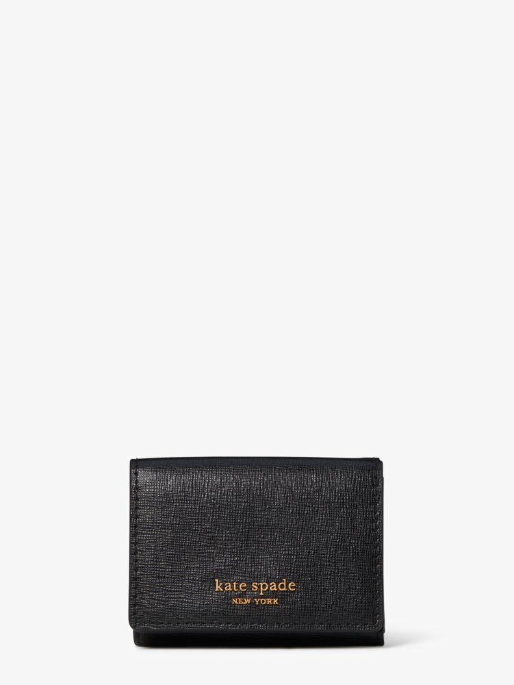 Kate Spade,モーガン ミニ トライフォールド ウォレット,ミニ財布,ブラック