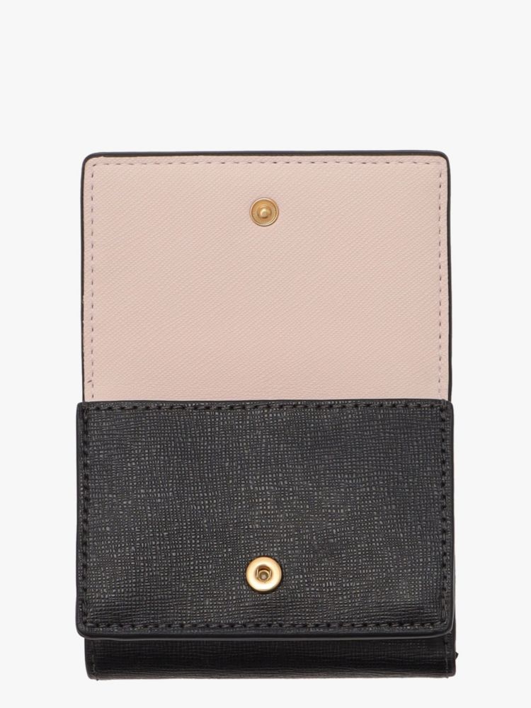 Kate Spade,モーガン ミニ トライフォールド ウォレット,財布小物,ブラック