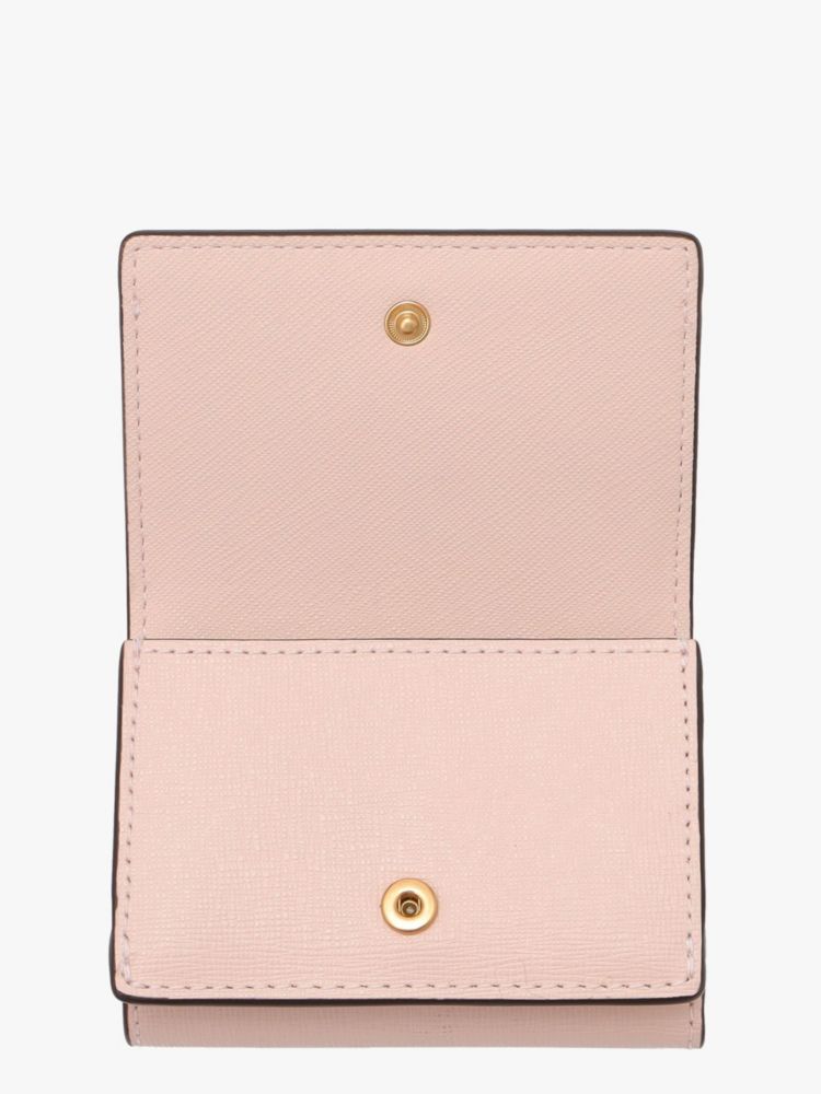 Kate Spade,モーガン カラーブロック ミニ トライフォールド ウォレット,ミニ財布,ペールドッグウッドマルチ