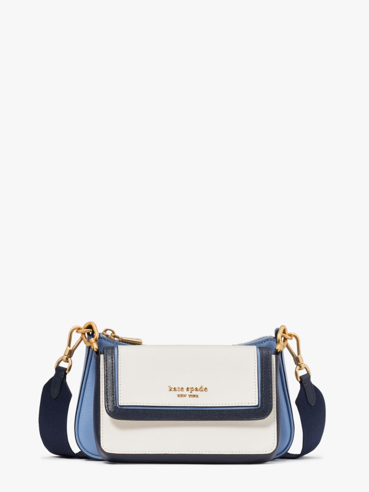 kate spade new york Morgan Saffiano Leather Double Up Crossbody