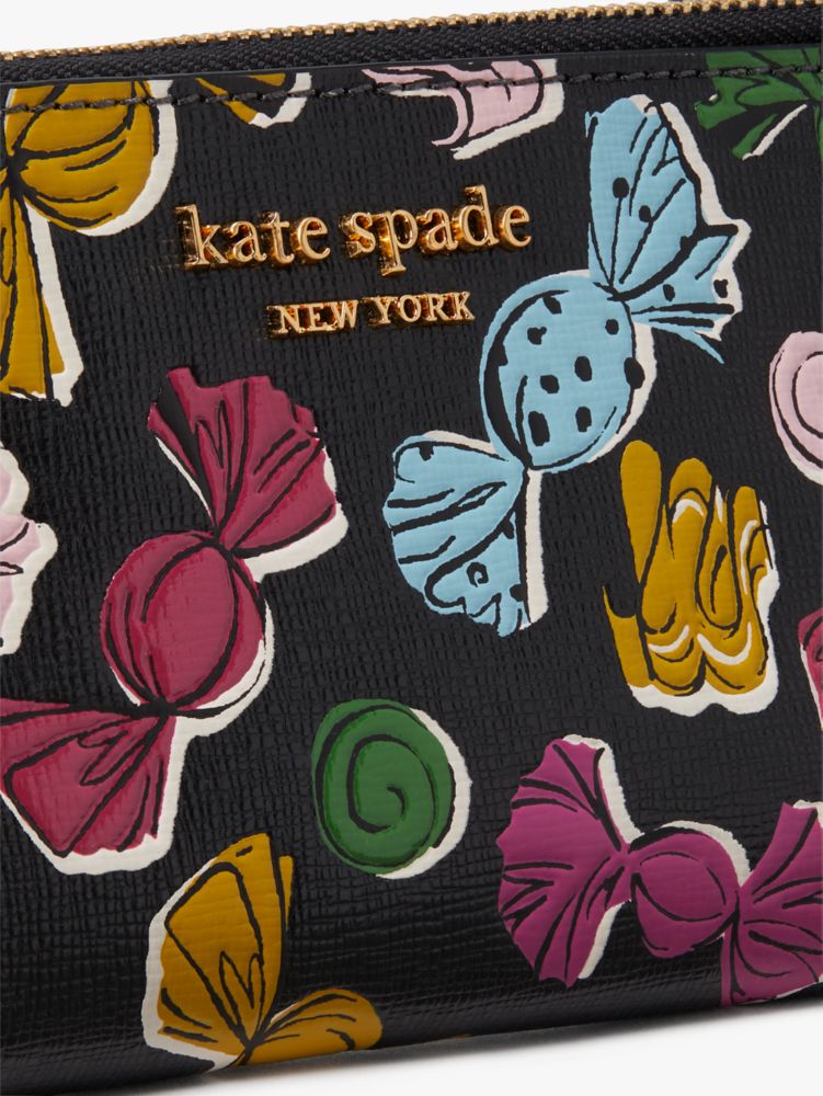 Kate Spade,Morgan Assorted Candies Embossed Small Slim Bifold Wallet,