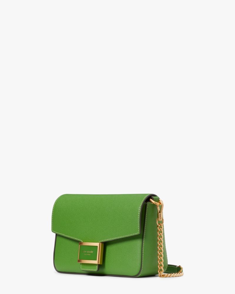 Kate Spade,Katy Textured Leather Flap Chain Crossbody,