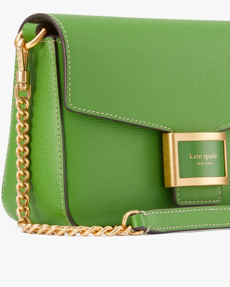 Kate Spade New York Katy Textured Leather Flap Chain Crossbody