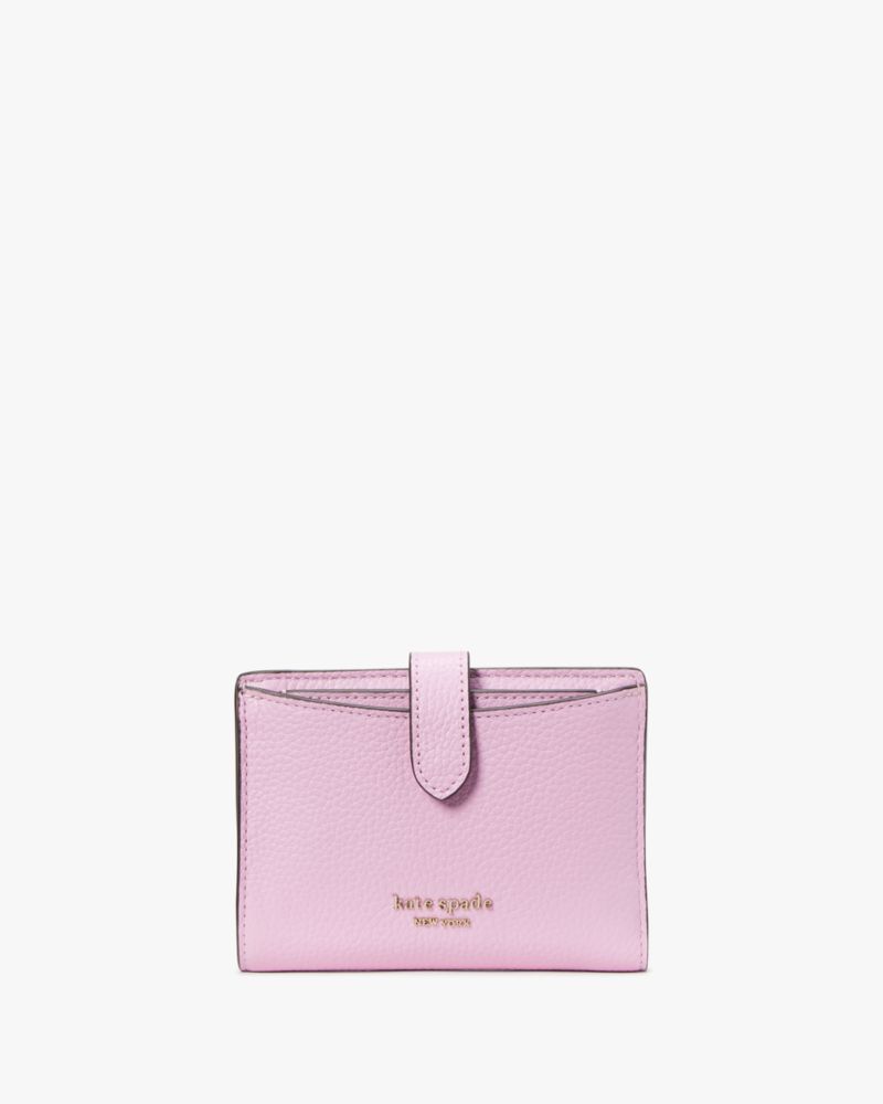 Kate Spade,Hudson Small Bifold Wallet,Lavender Frost