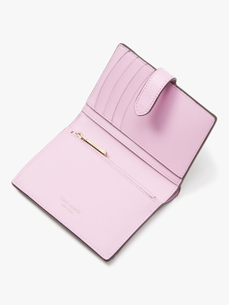 Kate Spade,Hudson Small Bifold Wallet,Lavender Frost