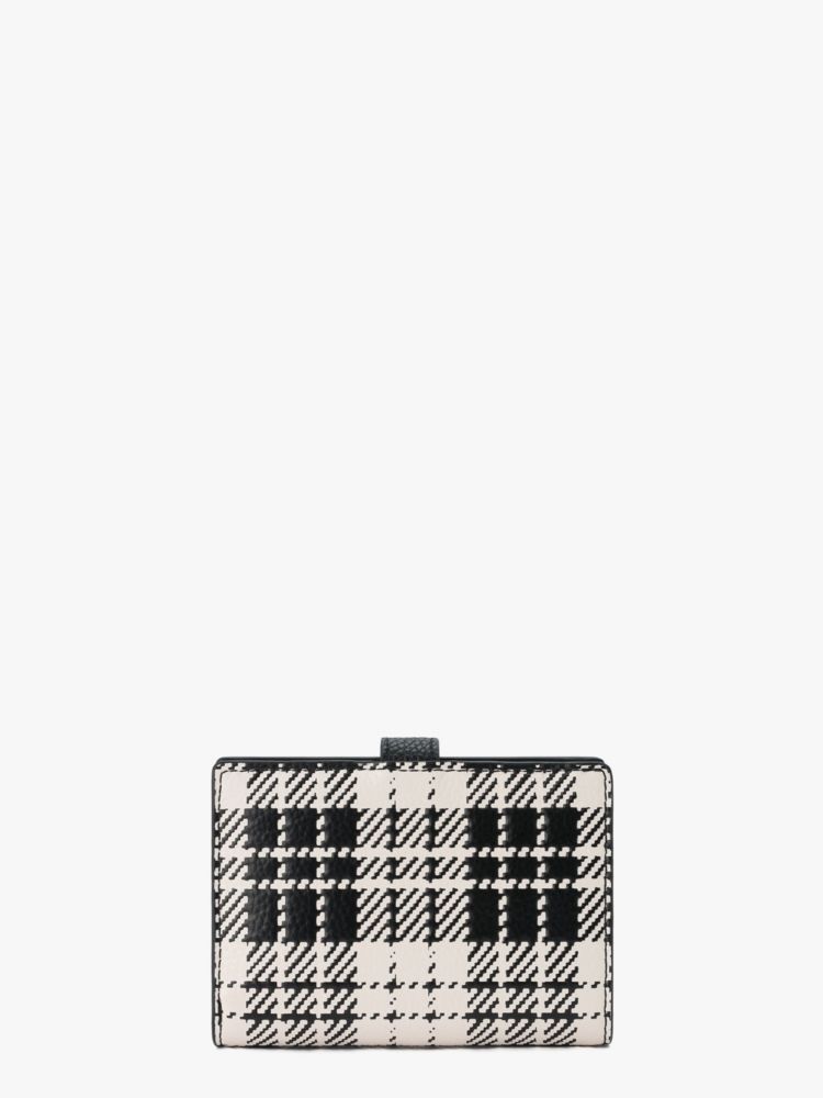 Kate Spade,ハドソン ポッシュ プラッド スモール バイフォールド ウォレット,全てのアウトレット,ブラックマルチ