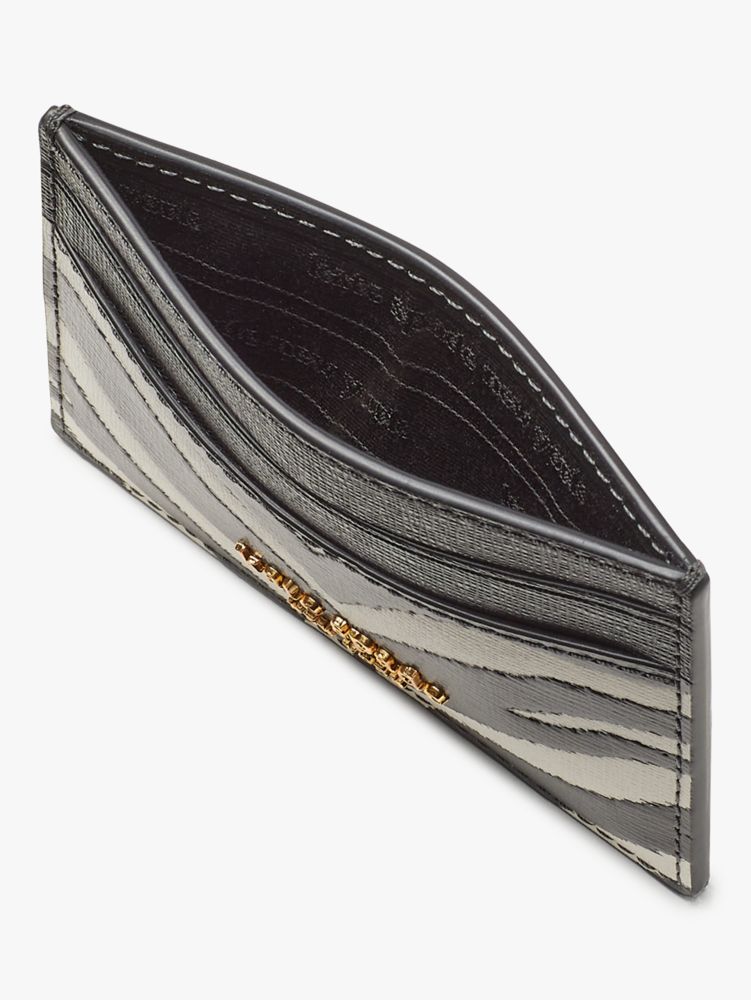 Kate Spade,Morgan Zebra Embossed Cardholder,