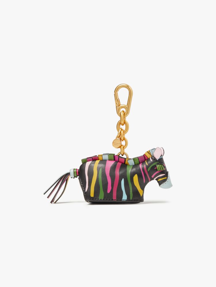 Kate Spade,ジギー ゼブラ エンベリッシュド バッグ チャーム,財布小物,マルチ