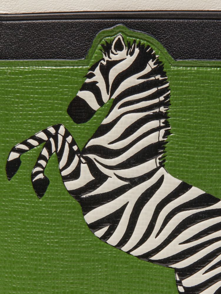 Kate Spade,Ziggy Zebra Embellished Cardholder,