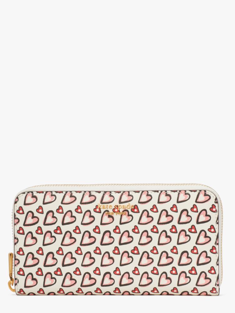 Kate Spade Morgan Metallic Zip-around Continental Wallet