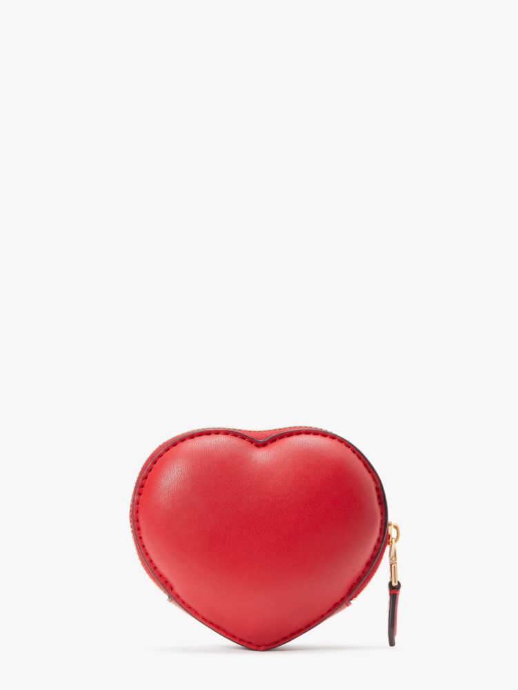 Kate Spade,Amour Puffy 3D Heart Coin Purse,