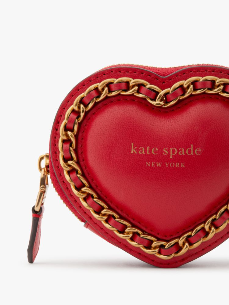 kate spade, Bags, Kate Spade Pink Heart Coin Purse
