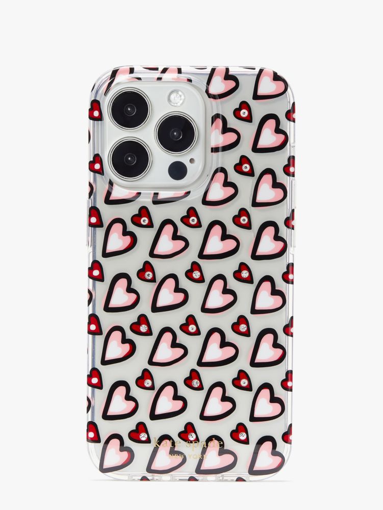 Heart I Phone 14 Pro Case Kate Spade New York