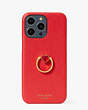 バレンタインデー レザー ハート リング スタンド アイフォン 14 PRO MAX ケース, リンゴンベリー, Product