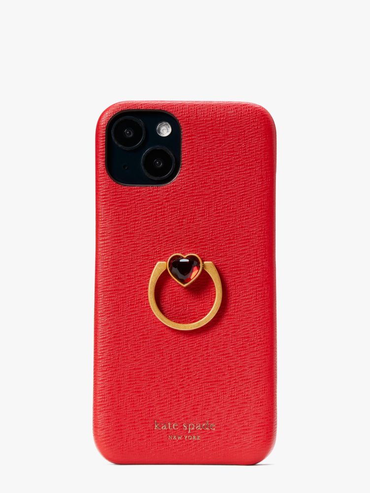 kate spade iPhone14proケース ハートリング付き 即購入歓迎