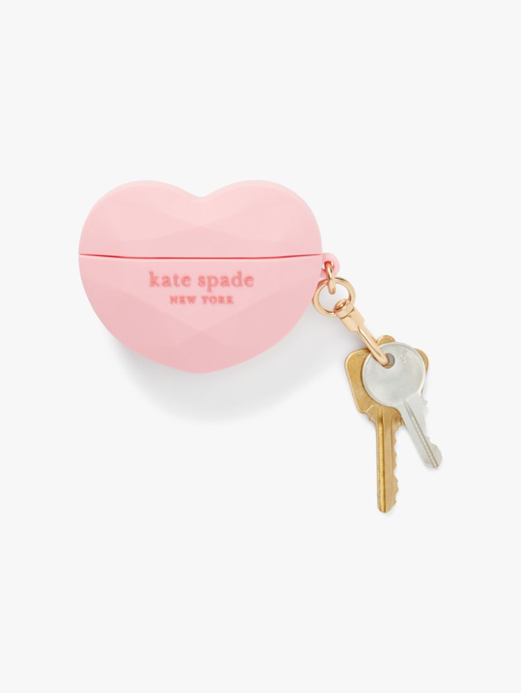 Kate Spade,Gala 3D Candy Heart AirPod Pro Case,Locket Pink