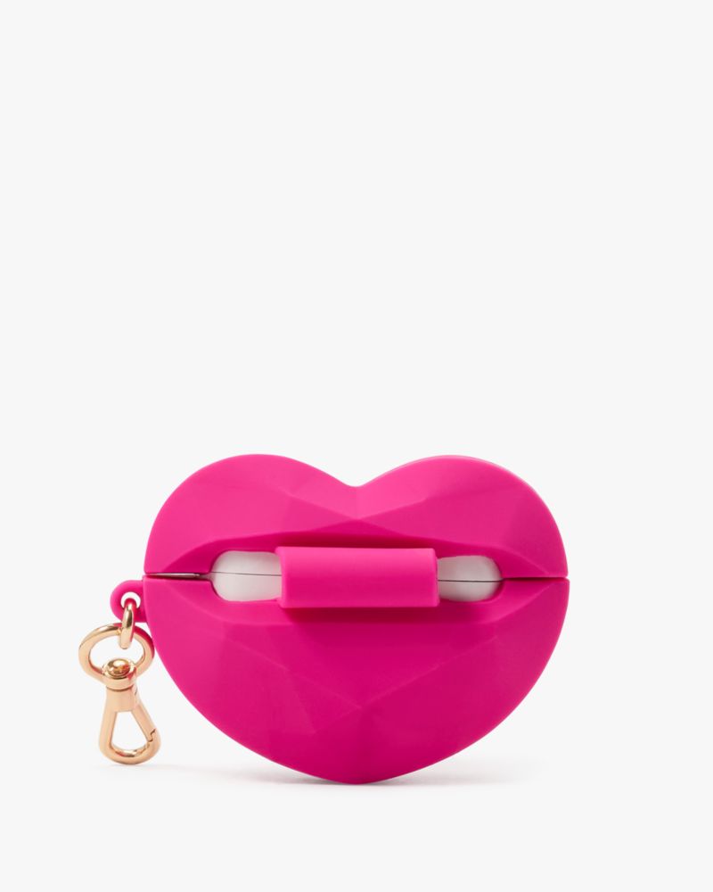 Kate Spade,Gala 3D Candy Heart AirPod Pro Case,Cosmic Pink