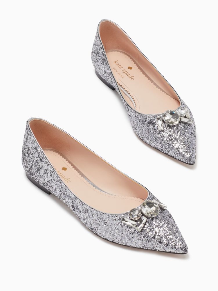 Kate Spade,glitz flats,60%,