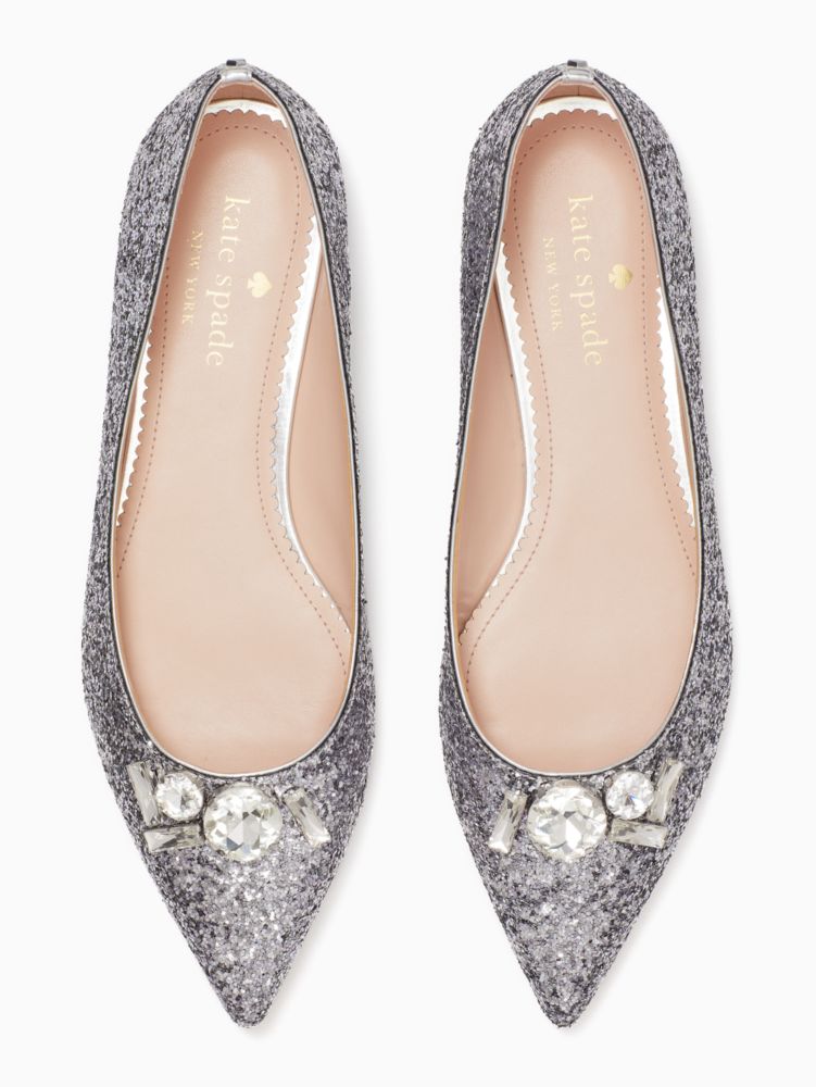 Kate Spade,glitz flats,60%,