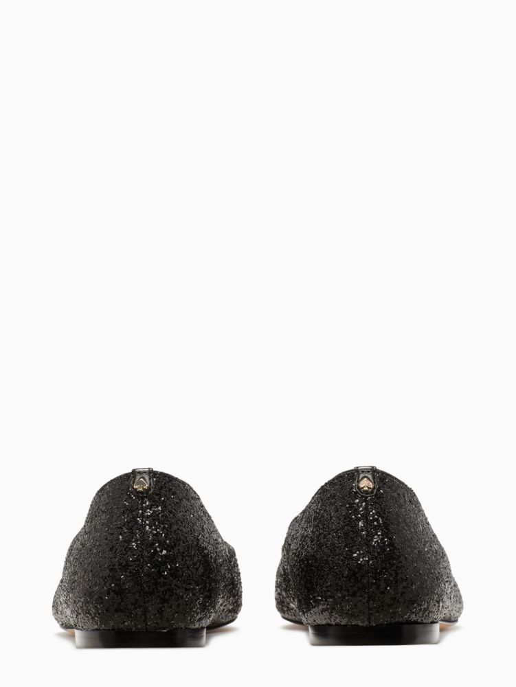 Kate Spade,glitz flats,60%,Black
