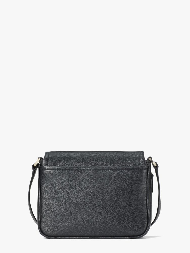 Kate Spade Run Around Leather – Medium Cross Body Bag in Black