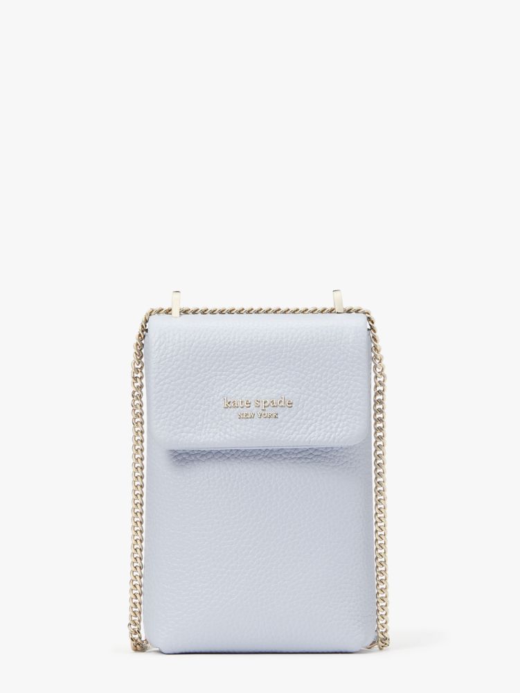 Kate Spade,Veronica North South Crossbody,Small,Pale Hydrangea