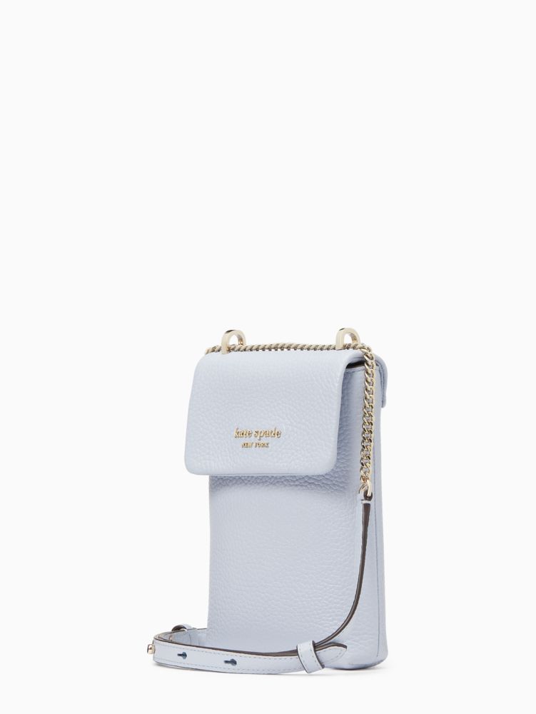 Kate Spade,Veronica North South Crossbody,Small,Pale Hydrangea