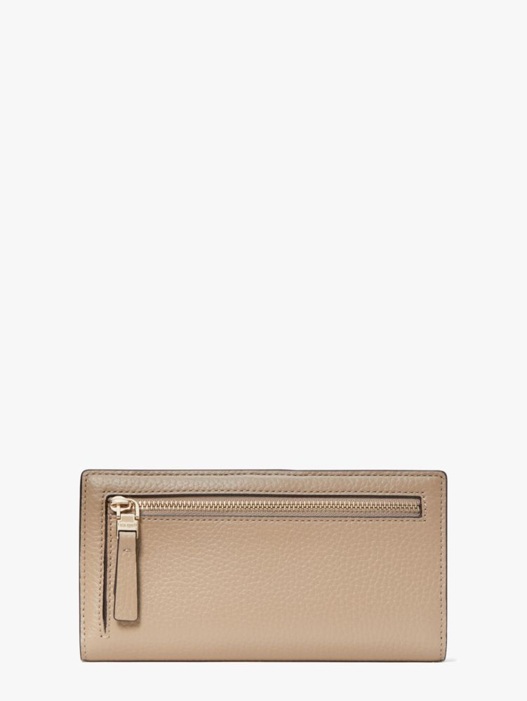 Kate Spade,Veronica Slim Bifold Wallet,Timeless Taupe