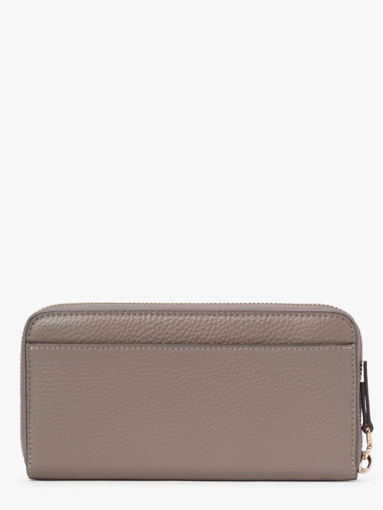 Kate Spade,Veronica Zip-Around Continental Wallet,Mineral Grey