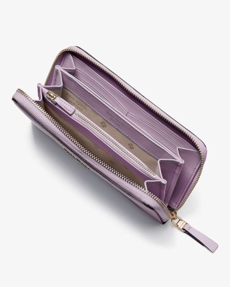 Lavender kate spade wallet sale